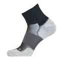 Black active comfort sock in quarter crew height | OS1st
