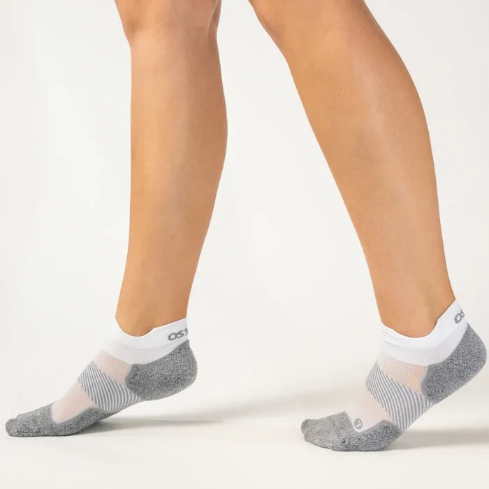 White active comfort sock in no show height | OS1st