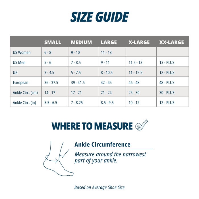 AF7 Size Chart