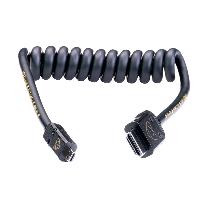 Atomos AtomFLEX Coiled Micro-HDMI to HDMI Cable (30cm)