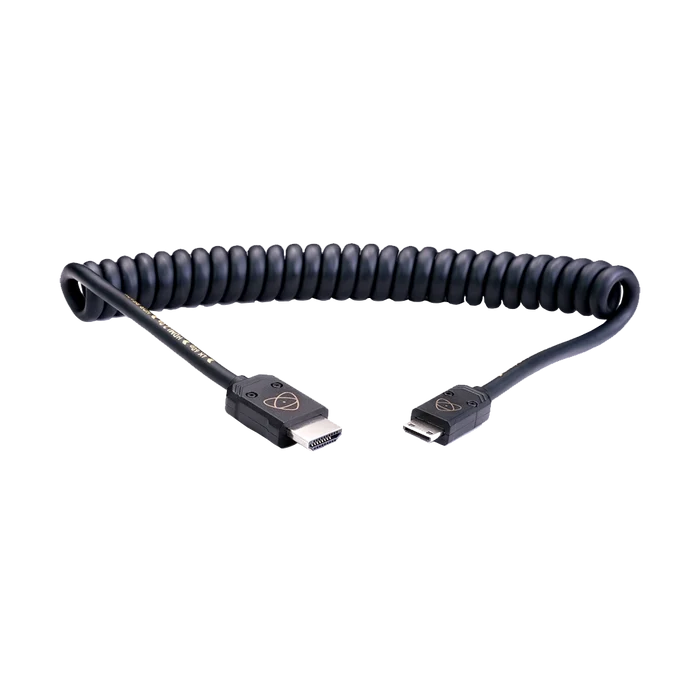 Atomos AtomFLEX Coiled Mini-HDMI to HDMI Cable (40cm)