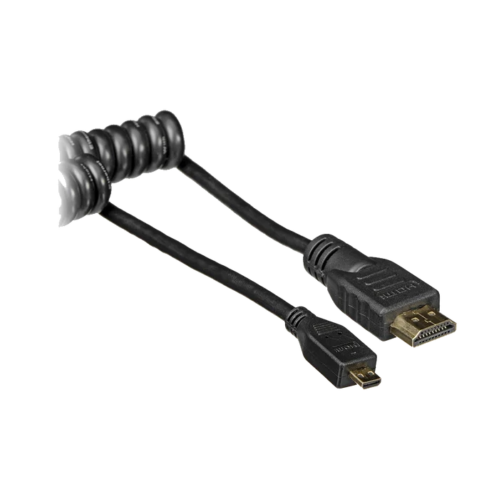 Atomos Cable Coiled Micro to Full HDMI - 50cm