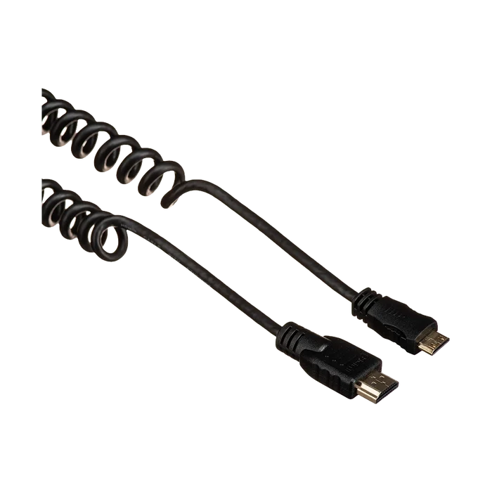 Atomos Cable Coiled Mini HDMI to Full HDMI - 50cm