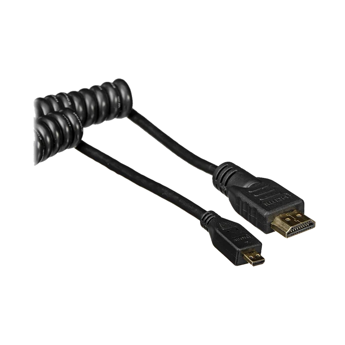 Atomos Micro to Full HDMI Coiled Cable (30cm)