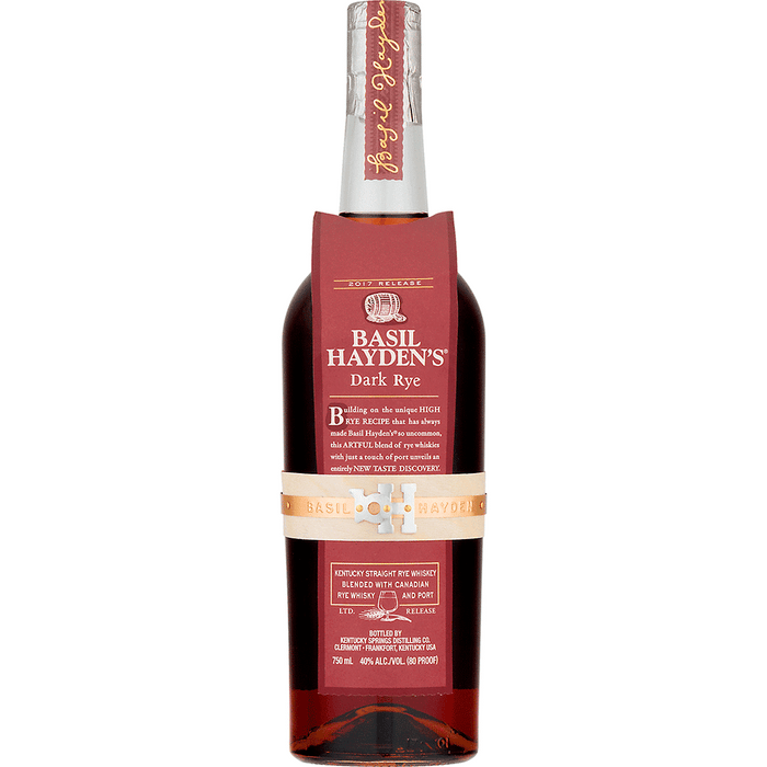 Basil Hayden's whisky dark rye 2017 release Kentucky 750ml - Newport Wine & Spirits