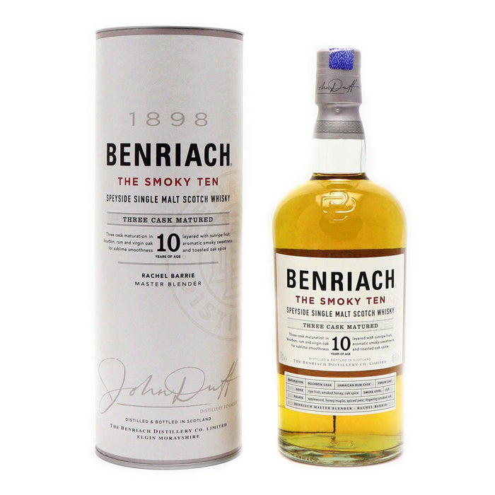 Benriach The Smoky Ten Three Cask Matured Rachel Barrie Scotch Whiskey