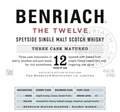 BenRiach The Twelve 12 Year Old Single Malt Scotch Whisky - 750ml