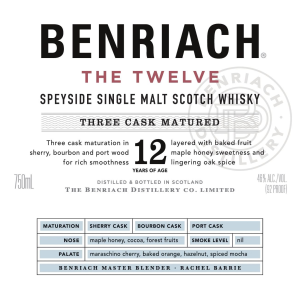 BenRiach The Twelve 12 Year Old Single Malt Scotch Whisky - 750ml