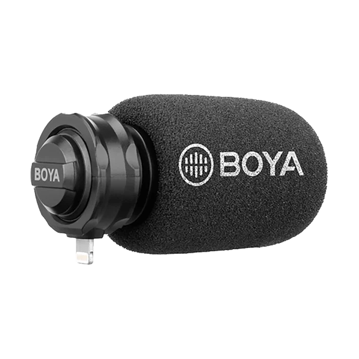 BOYA BY-DM200 Plug-In Digital Cardioid Microphone for Lightning iOS Devices