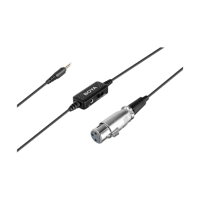 BOYA XLR to 3.5mm TRRS Plug Microphone Cable