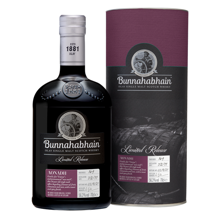 Bunnahabhain Aonadh 10 Year Warehouse 9 Single Malt Scotch Whisky -750ml