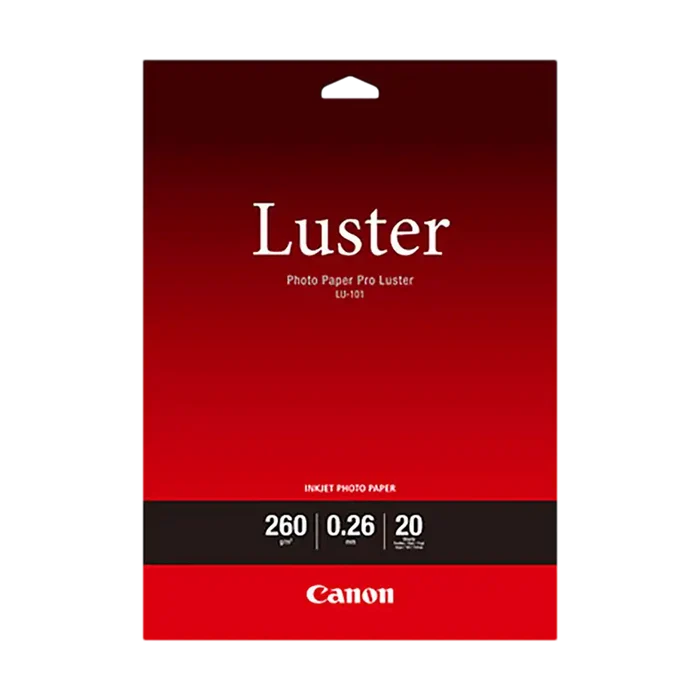 Canon LU-101 Pro Luster Photo Paper (A3 - 20 Sheets)