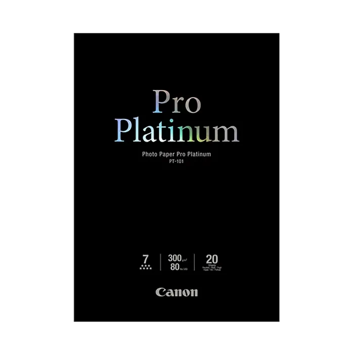 Canon PT101 Pro Platinum Photo Paper (10 x 15cm - 20 Sheets)