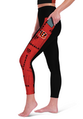 Certo By Northwest NFL Women's Cincinnati Bengals Assembly Leggings, Black