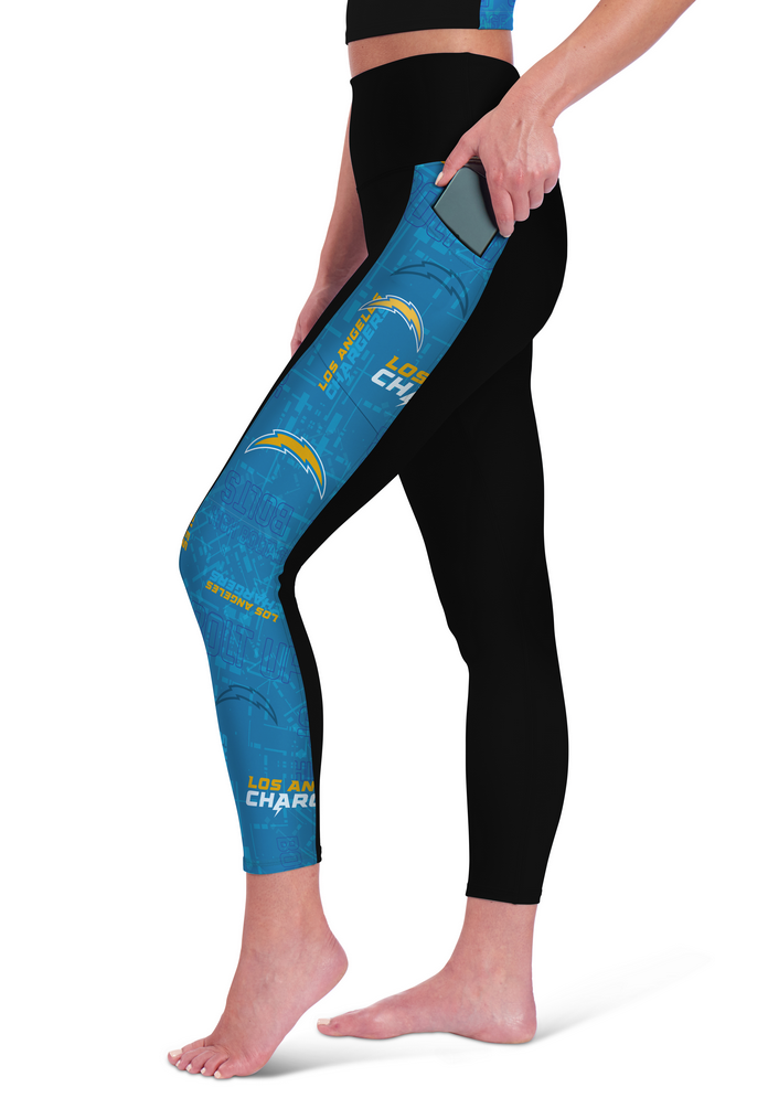 Certo By Northwest NFL Women's Los Angeles Chargers Assembly Leggings, Black