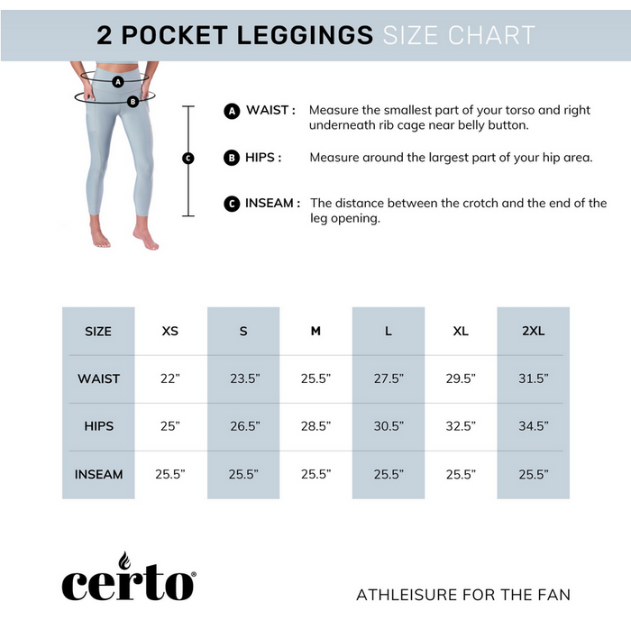 Certo By Northwest NFL Women's Los Angeles Rams Assembly Leggings, Charcoal