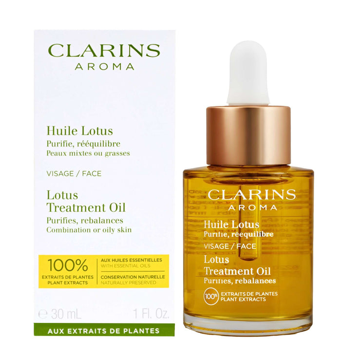 Clarins Face Treatment Oil Lotus Oily/Combination Skin 30ml / 1 fl.oz. - Additional 2