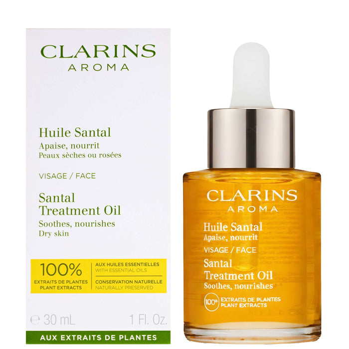 Clarins Face Treatment Oil Santal Dry Skin 30ml / 1. fl.oz. - Additional 2