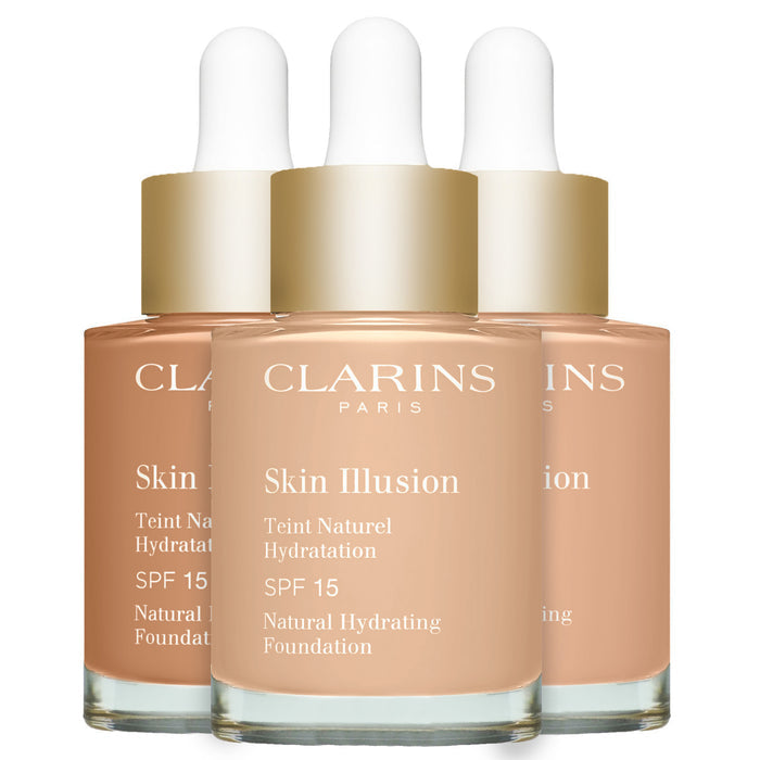 Clarins Skin Illusion Natural Hydrating Foundation SPF15 - Range