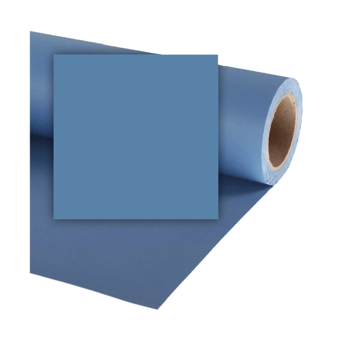 Colorama 1.35 x 11m Background Paper (China Blue)