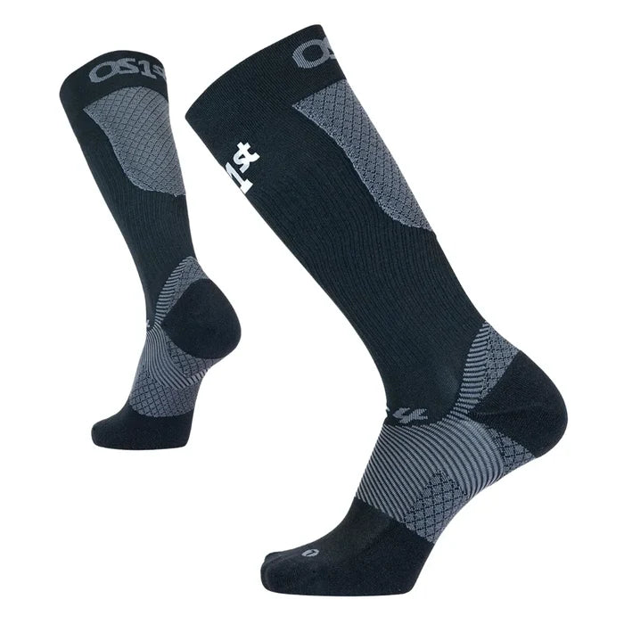 Black Compression Bracing Socks, Calf Length | OS1st