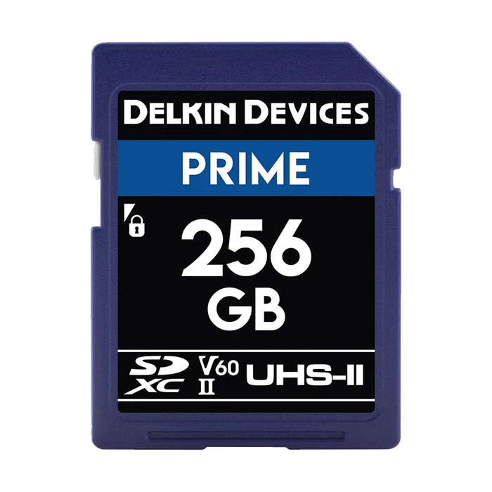 Delkin Devices 256GB Prime UHS-II SDXC (280MB/s) Memory Card