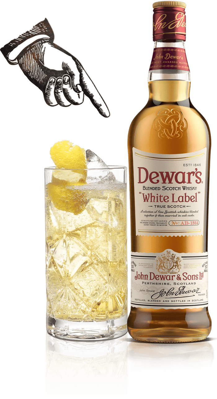 DEWAR'S WHITE LABLE SCOTCH - 375ML