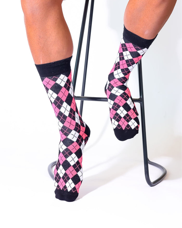 Eco Chic Eco Chic Eco-Friendly Bamboo Socks Argyle