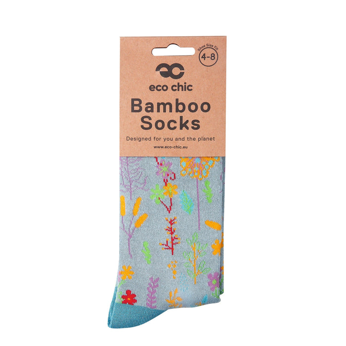 Eco Chic Eco Chic Eco-Friendly Bamboo Socks Lush Floral