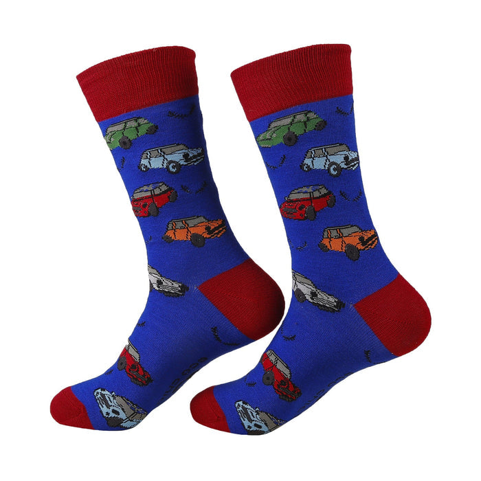 Eco Chic Blue Eco Chic Eco-Friendly Bamboo Socks Minicar