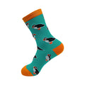 Eco Chic Blue Eco Chic Eco-Friendly Bamboo Socks Puffins