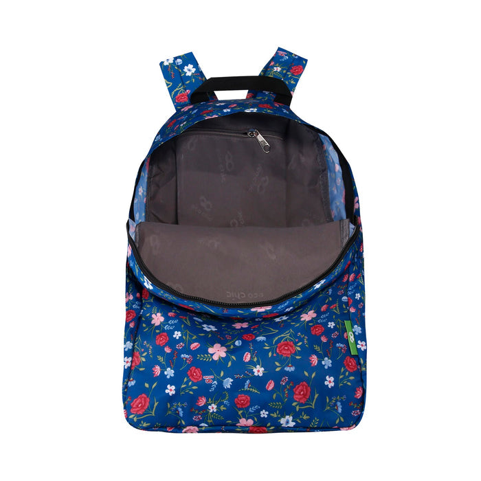 Eco Chic Eco Chic Lightweight Foldable Backpack Floral