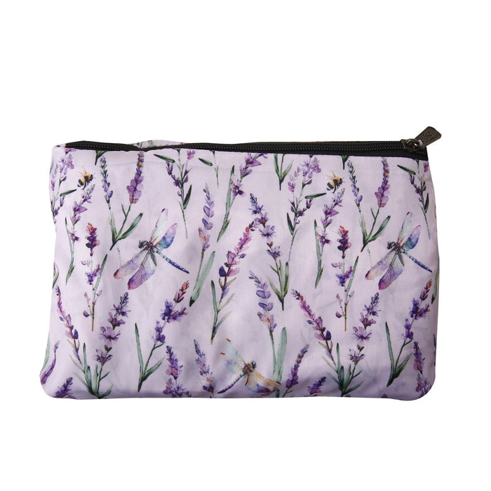 Eco Chic Eco Chic Lightweight Foldable Backpack Lavender with Dragonfly