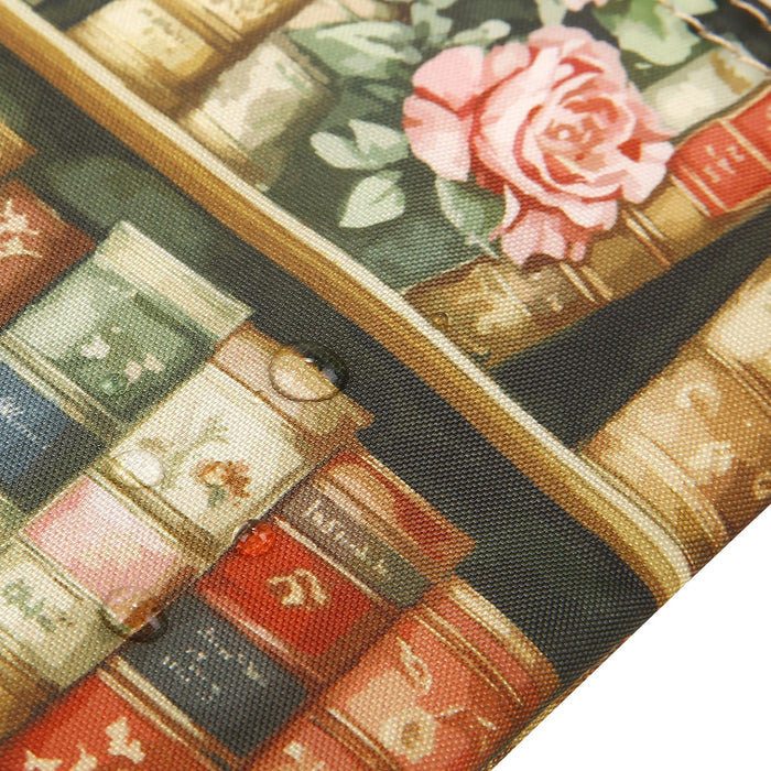 Eco Chic Eco Chic Lightweight Foldable Crossbody Bag Books and Roses