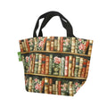 Eco Chic Eco Chic Lightweight Foldable Lunch Bag Books and Roses