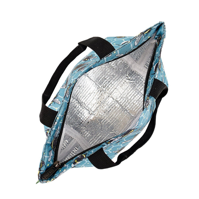 Eco Chic Eco Chic Lightweight Foldable Lunch Bag Bumble Bees