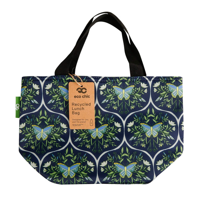 Eco Chic Eco Chic Lightweight Foldable Lunch Bag Butterflies