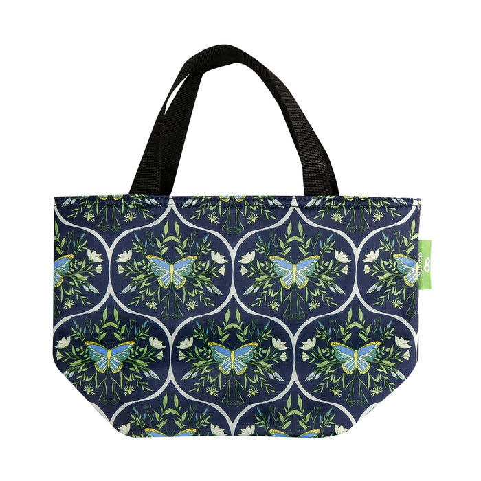 Eco Chic Eco Chic Lightweight Foldable Lunch Bag Butterflies