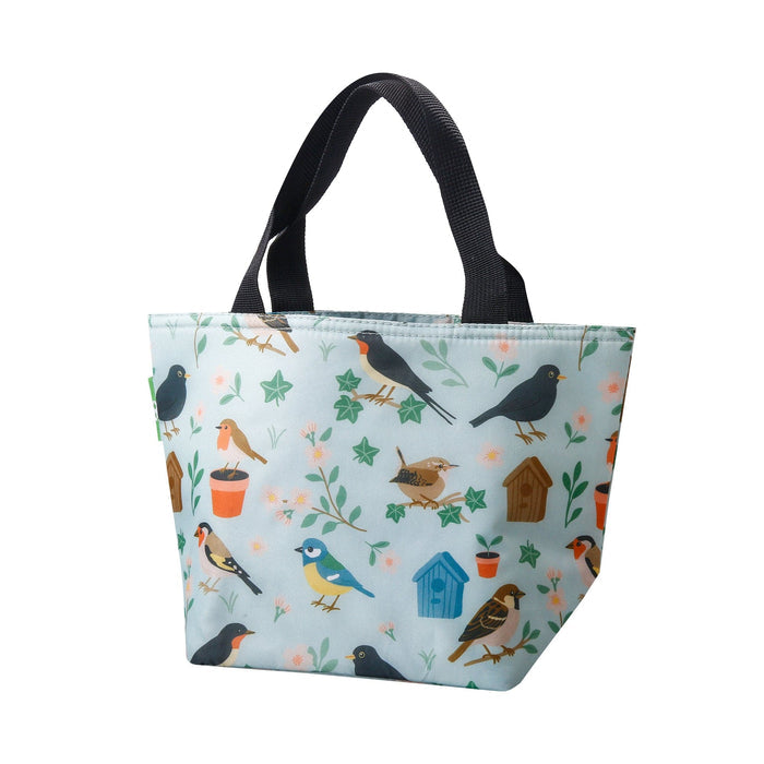 Eco Chic Eco Chic Lightweight Foldable Lunch Bag Garden Birds