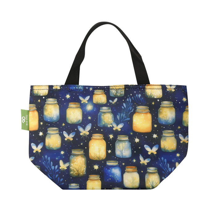 Eco Chic Eco Chic Lightweight Foldable Lunch Bag Jars and Fireflies