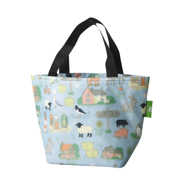 Eco Chic Eco Chic Lightweight Foldable Lunch Bag Suffolk