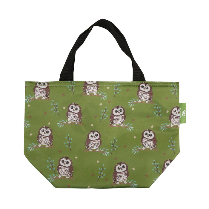 Eco Chic Eco Chic Lightweight Foldable Lunch Bag Tawny Owl