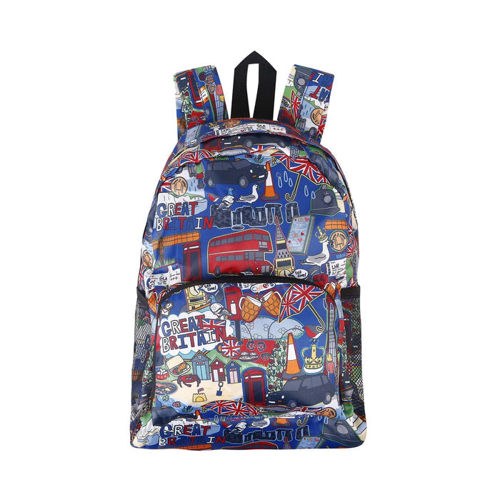 Eco Chic Eco Chic Lightweight Foldable Mini Backpack Great Britain