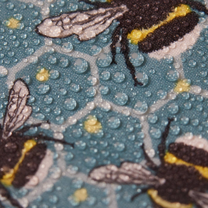 Eco Chic Eco Chic Lightweight Foldable Reusable Shopping Bag Bumble Bees