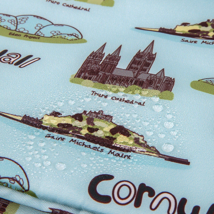 Eco Chic Eco Chic Lightweight Foldable Reusable Shopping Bag Cornwall
