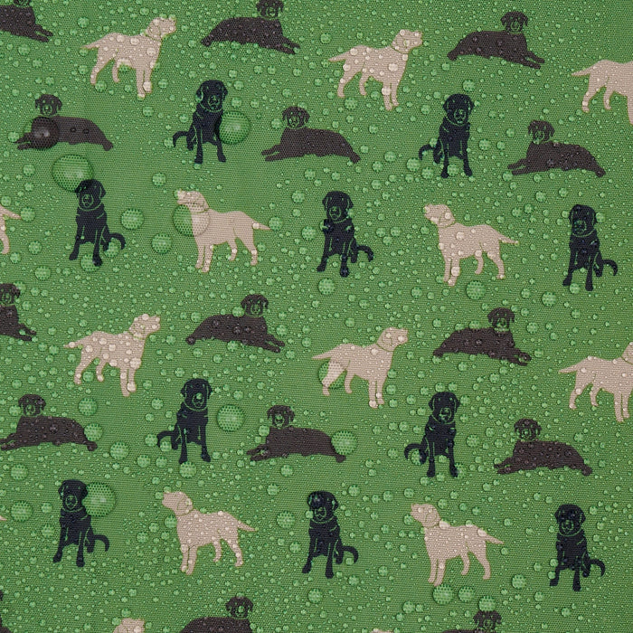 Eco Chic Green Eco Chic Lightweight Foldable Reusable Shopping Bag Labradors