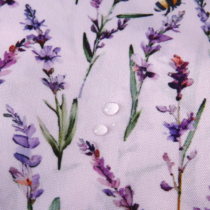 Eco Chic Eco Chic Lightweight Foldable Reusable Shopping Bag Lavender with Dragonfly
