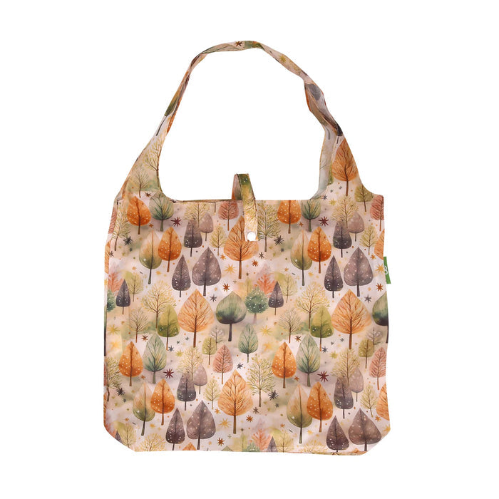Eco Chic Eco Chic Lightweight Foldable Reusable Shopping Bag Rhythm of Trees