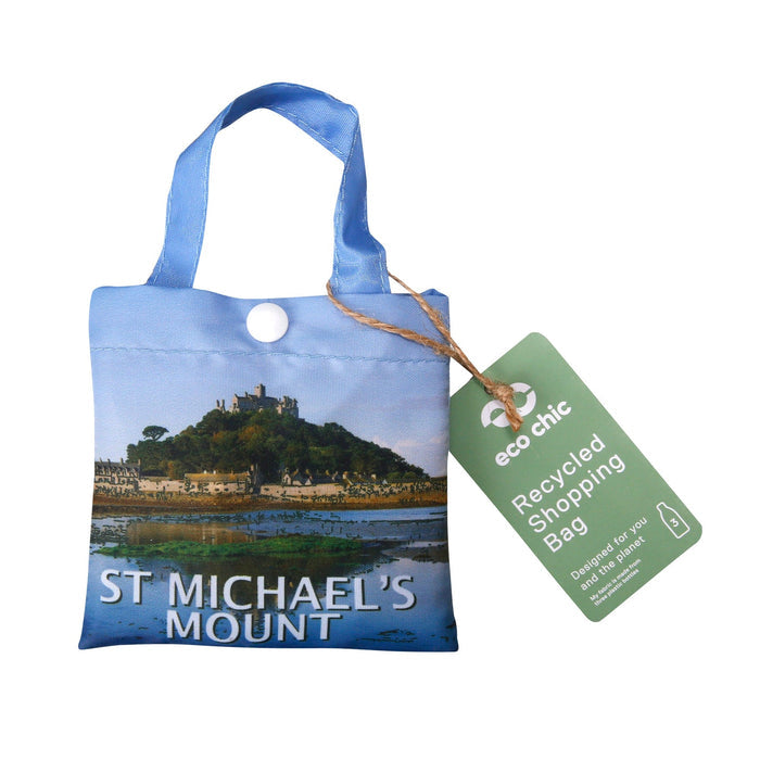 Eco Chic Eco Chic Lightweight Foldable Reusable Shopping Bag St Michael's Mount