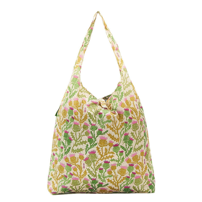 Eco Chic Eco Chic Lightweight Foldable Reusable Shopping Bag Thistle